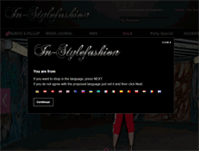 Tablet Screenshot of in-stylefashion.es