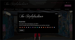 Desktop Screenshot of in-stylefashion.it