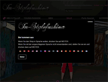 Tablet Screenshot of in-stylefashion.de